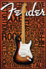 Fender - Words Poster Poster Print - Item # VARNMR241279