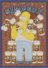 Homer Simpson Duff Collage Poster Print By