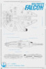 Star Wars Millennium Falcon Blueprint Poster Poster Print - Item # VARXPE160379