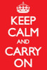 Keep Calm and Carry On Poster Poster Print - Item # VARXPE159345