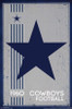 Dallas Cowboys - Retro Logo 2014 Poster Print