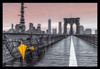 New York City Assaf Frank Umbrella Brooklyn Bridge Poster