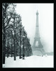 Paris In Snow Poster Print