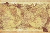 World Map - Vintage Collage Poster Print