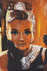 Audrey Hepburn - Breakfast at Tiffany's - Stephen Fishwick Poster Print