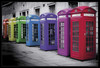 London Telelphone Booths Poster