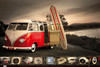 VW Kombi Surfboard Poster Poster Print - Item # VARGBEPH0435