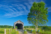 Canada-New Brunswick-Riverside-Albert Sawmill Creek covered bridge by Jaynes Gallery - Item # VARPDXCN04BJY0079