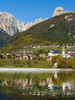 Molveno at lake Lago di Molveno in the Dolomiti di Brenta  Italy-Trentino by Martin Zwick - Item # VARPDXEU16MZW1561