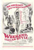 Weekend Italian Style Movie Poster (11 x 17) - Item # MOVEE0992