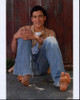 Andrew Keegan Sitting Barefoot In Jeans Photo Print - Item # MVM59417