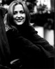 Gillian Anderson Smiling In Sweater Black And White Photo Print - Item # MVM59273