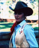 Stephanie Zimbalist Vest And Cowboy Hat In Remington Steele Photo Print - Item # MVM58900