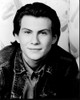 Christian Slater Headshot In Denim Jacket Black And White Photo Print - Item # MVM57115