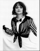 Joey King In Striped Tied Shirt And Dress Black And White Photo Print - Item # MVM58667