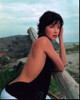 Ashley Scott In Backless Top Outdoors Photo Print - Item # MVM55232
