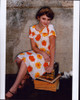 Willow Shields In Orange Floral Dress Photo Print - Item # MVM55180