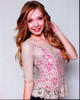 Emilia Mccarthy In Pink And Lace Top Photo Print - Item # MVM58513