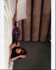 Melinda Clarke Laying In Bed In Pink Animal Print Dress Photo Print - Item # MVM56804