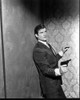 Roger Moore Holding Gun In The Saint Black And White Photo Print - Item # MVM55899