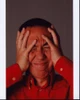 Gilbert Gottfried Close Up With Hands On Head Photo Print