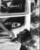 Peter Fonda Talking To Girl In Truck In Easy Rider  Black And White Photo Print - Item # MVM58447