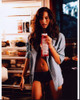 Genesis Rodriguez Drinking Milk In Unbuttoned Shirt Photo Print - Item # MVM56730