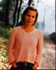 Linda Hamilton In Pink Sweater In Woods Photo Print - Item # MVM57760