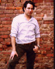 Thom Filicia In Front Of Brick Wall Photo Print - Item # MVM56681