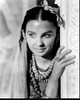 Jean Simmons Looking Around Corner In Black Narcissus Black And White Photo Print - Item # MVM56127