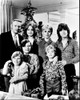 The Partridge Family Group In Front Of Christmas Tree Black And White Photo Print - Item # MVM57678