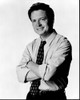 Michael J Fox In Shirt And Tie With Arms Crossed For Spin City Black And White Photo Print - Item # MVM59461
