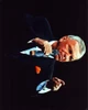 Frank Sinatra With Microphone Pointing Photo Print