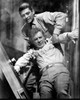 David Hedison Dragging Richard Basehart In Voyage To The Bottom Of The Sea Black And White Photo Print - Item # MVM57598 David Hedison Dragging Richard Basehart In Voyage To The Bottom Of The Sea Black And White Photo Print - Item # MVM57598