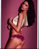 Sara Sampaio In Silk Top And Purple Lace Underwear Photo Print - Item # MVM55590