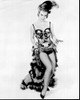 Shirley Eaton In Showgirl Outfit With Guns Black And White Photo Print - Item # MVM57555