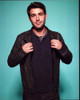 James Wolk In Leather Jacket Blue Background Photo Print - Item # MVM57527