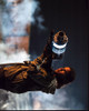 Carlos Valdes Holding Gun In The Flash Photo Print