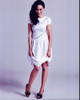 Tia Mowry In Short Sleeve White Dress Photo Print - Item # MVM55371