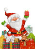 Santa And Friends Poster Print - MAKIKO