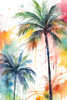 Palm Splash 2 Poster Print - Kimberly Allen