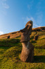 Moai statue at Rano Raraku Rapa Nui-Easter island-Chile Poster Print - Sergio Pitamitz