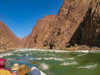 USA-Arizona-Grand Canyon National Park Approaching rapids in raft on Colorado River Poster Print - Gallery Jaynes