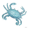 Teal Crab Poster Print - Patti Bishop