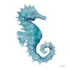 Teal Seahorse Poster Print - Patti Bishop
