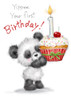 Panda Birthday Poster Print - MAKIKO