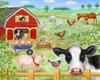 Farm Animals Poster Print - MAKIKO