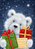Polar Bear and Presents Poster Print - MAKIKO