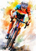 Sport Cycler 1 Poster Print - Justyna Jaszke