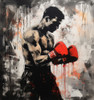 Boxing Brushstrokes 2 Poster Print - Studio Lazar